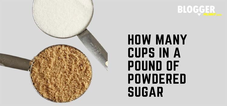 How many cups are in a 2 pound bag of powdered sugar?