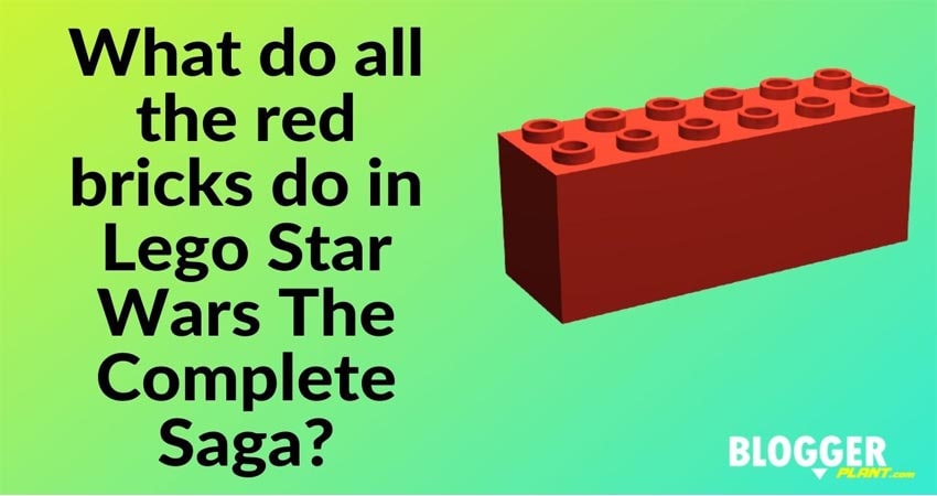 What Do All The Red Bricks Do In Lego Star Wars The Complete Saga